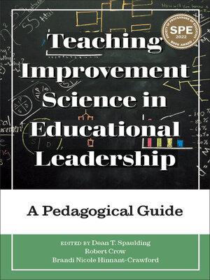 cover image of Teaching Improvement Science in Educational Leadership
